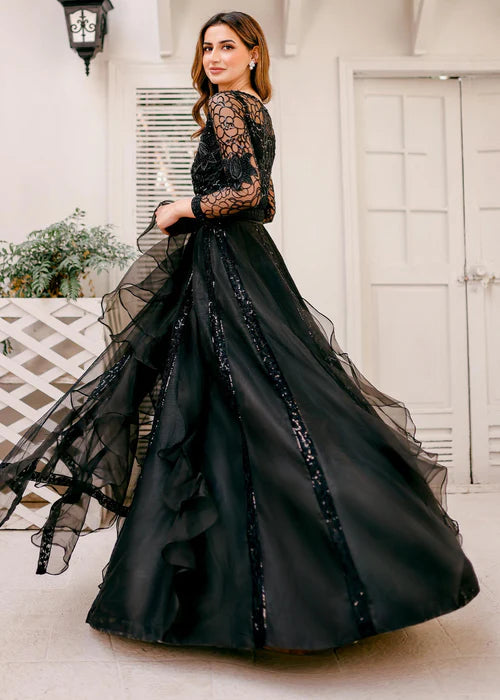 Kausar Attire Zombie Black Lehanga Set