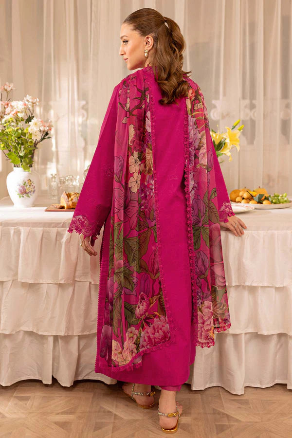 Aster – Stitched Lawn Outfit with Embroidered Borders