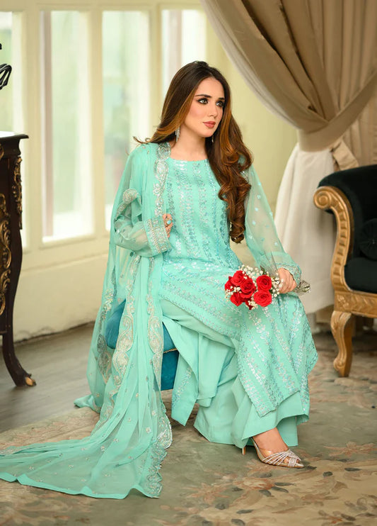 Azure Allure Skyblue - LUXE | Ready to wear | 3 Piece