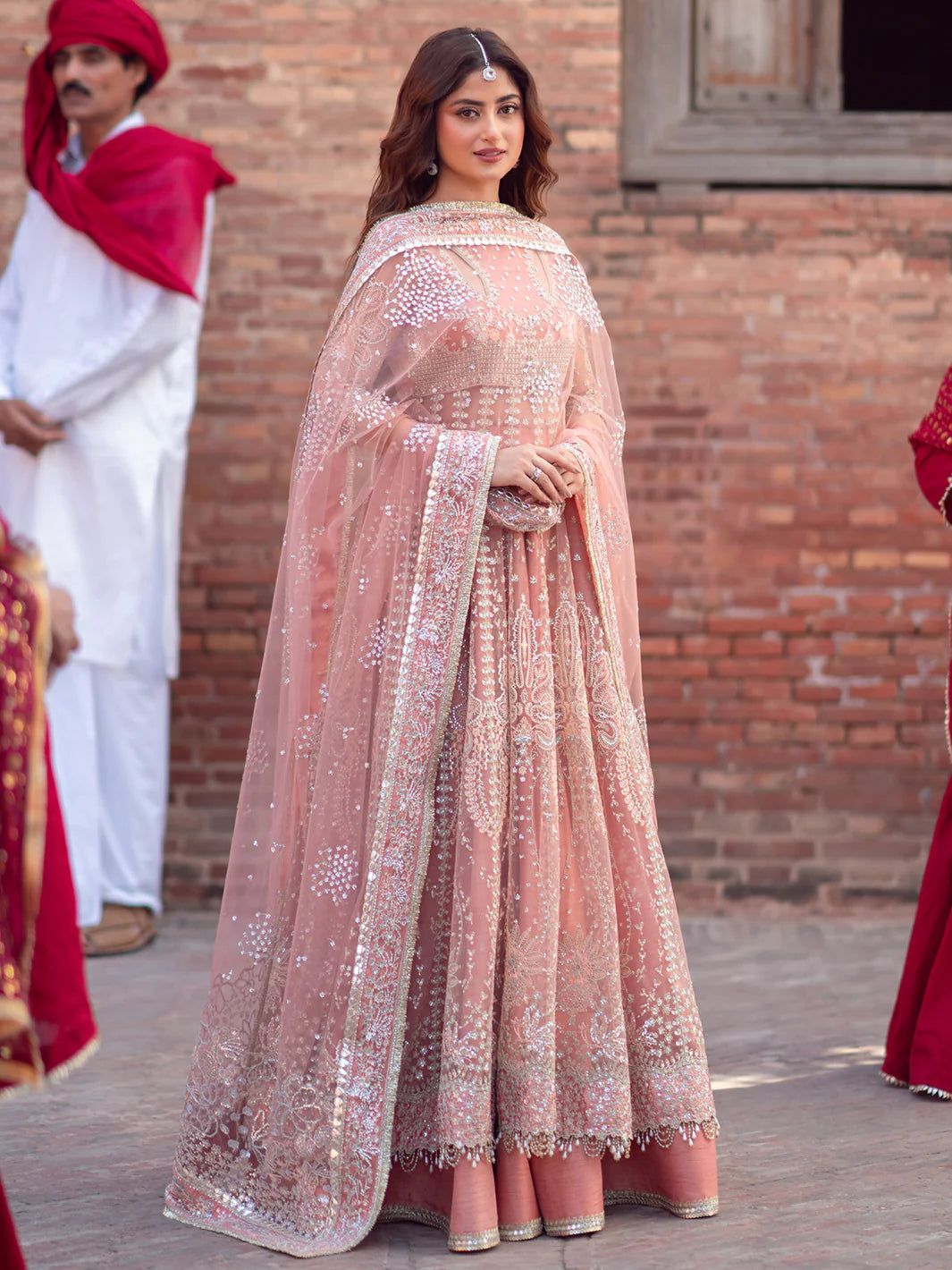 SONA GACHI PINK Stitched Luxury Formal Dress